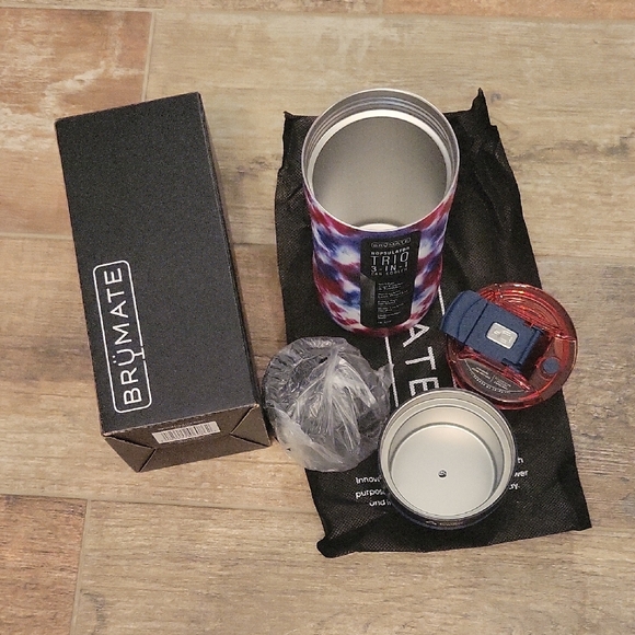 BrüMate Hopsulator TRiO 3-in-1 Can Cooler Star Burst 16oz NWT - Picture 5 of 5